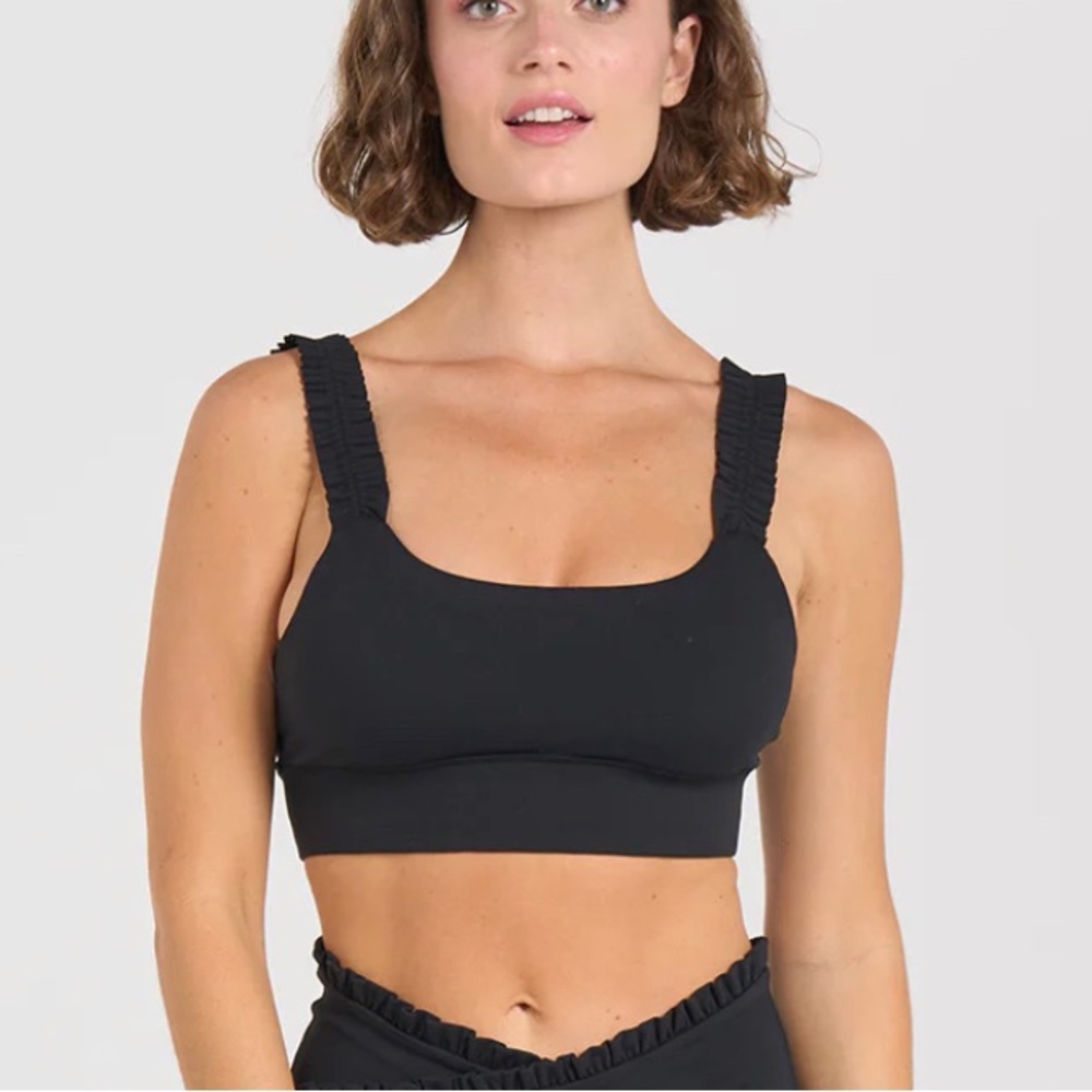 Thrive societe ruffle strap bra size Xs